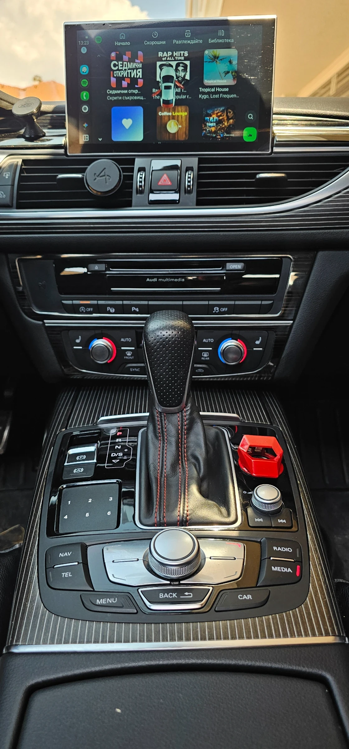 Audi A6 3.0 BiTDi Competition Вакууми/360/Pano/Head up, снимка 14 - Автомобили и джипове - 55602658