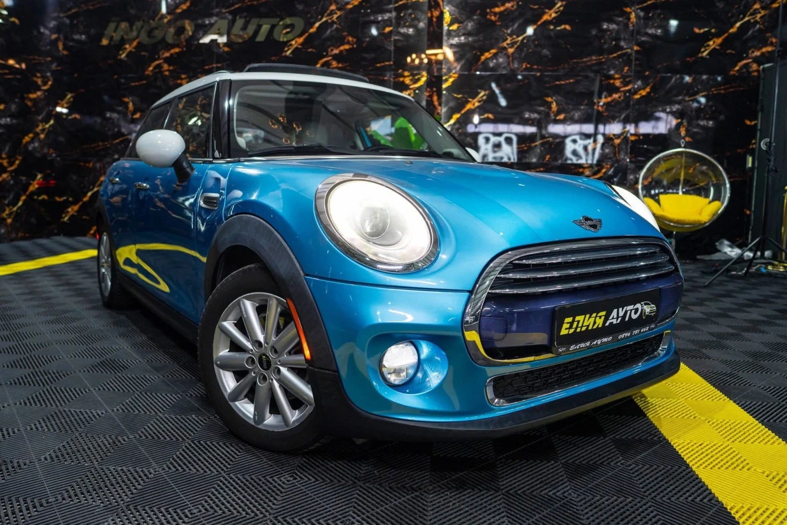 Mini Cooper 1.6D NAVI РЯДКА КОЖА ПАНО H&K ЛИЗИНГ 100%, снимка 4 - Автомобили и джипове - 53941815