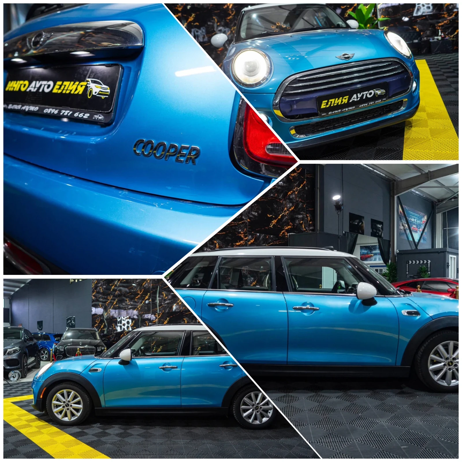 Mini Cooper 1.6D NAVI РЯДКА КОЖА ПАНО H&K ЛИЗИНГ 100%, снимка 17 - Автомобили и джипове - 53941815