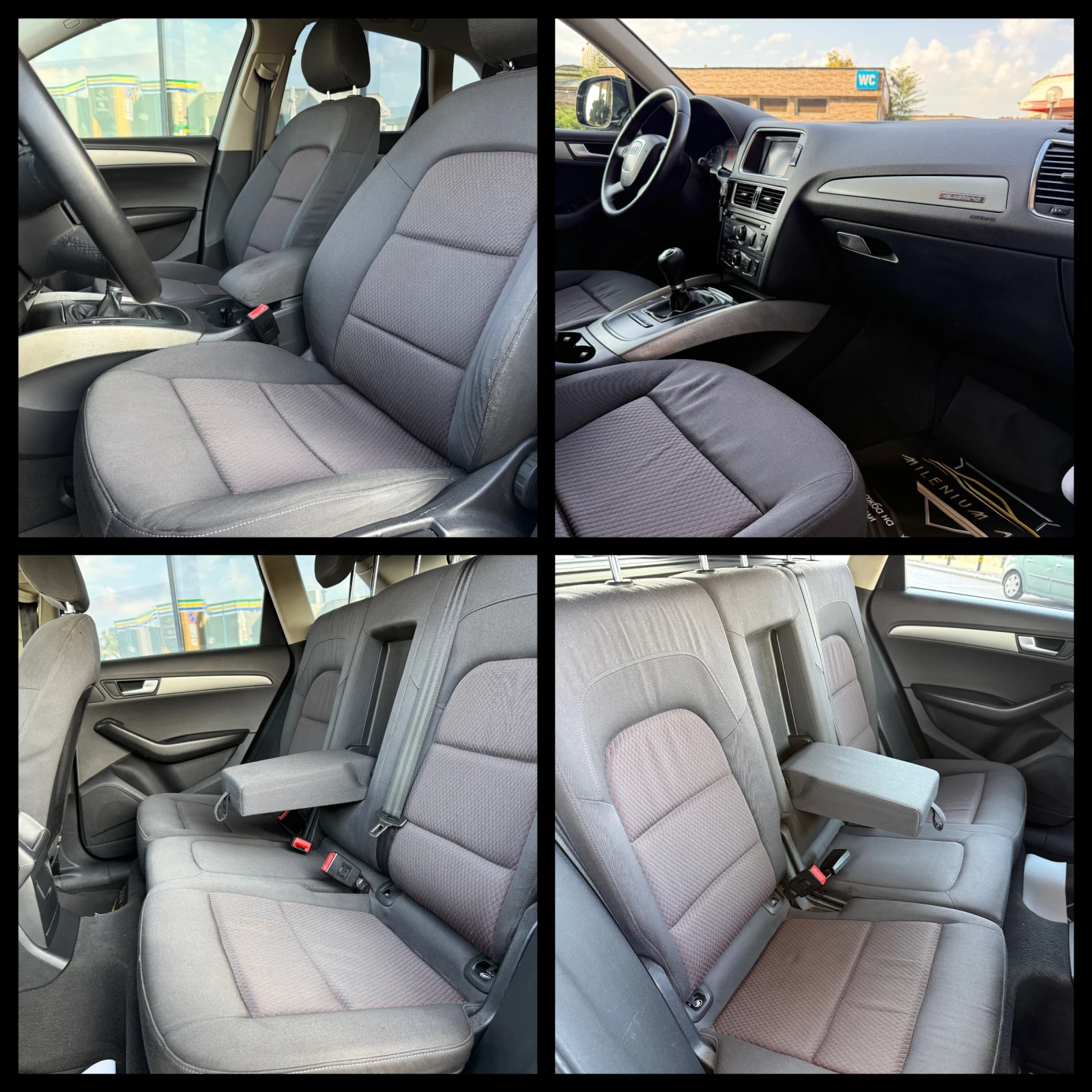 Audi Q5 6 МЕСЕЦА ГАРАНЦИЯ/2.0TDI 170к.с Quattro 6 скорости, снимка 9 - Автомобили и джипове - 55829926