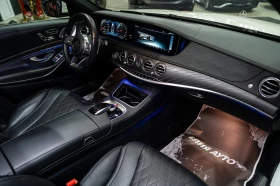 Mercedes-Benz S 560 LONG 4MATIC AMG LINE LED ПАНО BURM HUD ЛИЗИНГ 100%, снимка 13