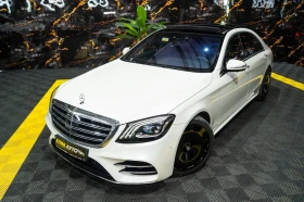 Mercedes-Benz S 560 LONG 4MATIC AMG LINE LED ПАНО BURM HUD ЛИЗИНГ 100%, снимка 2