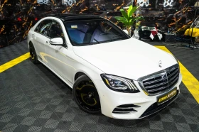 Mercedes-Benz S 560 LONG 4MATIC AMG LINE LED ПАНО BURM HUD ЛИЗИНГ 100%, снимка 4