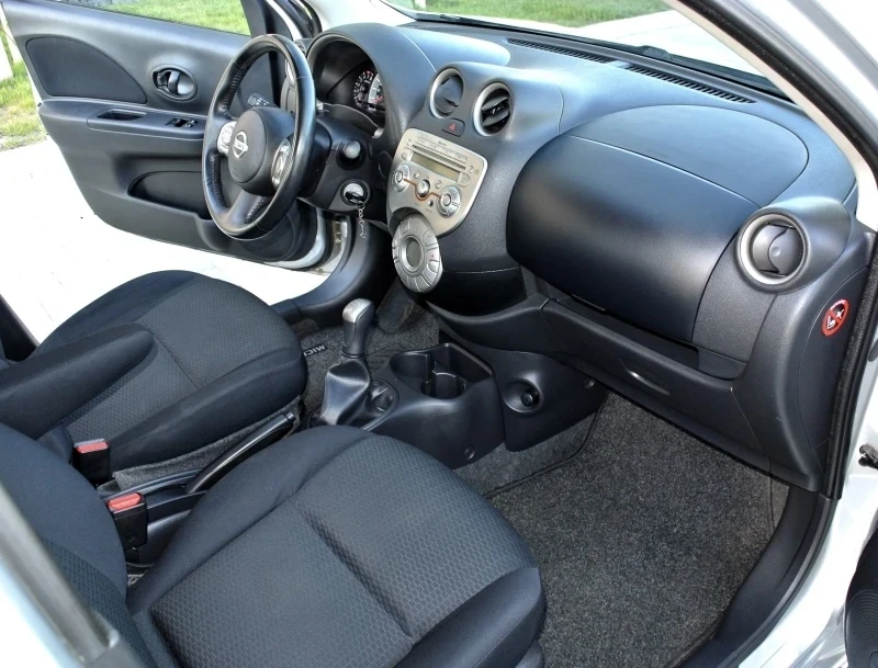 Nissan Micra 1.2i* РЕГИСТРИРАН* КЛИМАТРОНИК* АВТОПИЛОТ* ЕВРО 5, снимка 10 - Автомобили и джипове - 56132586