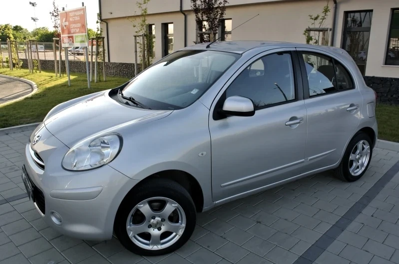 Nissan Micra 1.2i* РЕГИСТРИРАН* КЛИМАТРОНИК* АВТОПИЛОТ* ЕВРО 5, снимка 6 - Автомобили и джипове - 56132586