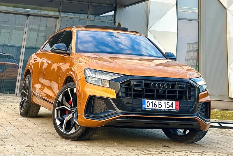 Audi Q8 5.0TDI#3xSLINE#B&O#MATRIX-LASER#PODGREV#OBDUH#PANO, снимка 3 - Автомобили и джипове - 48777217