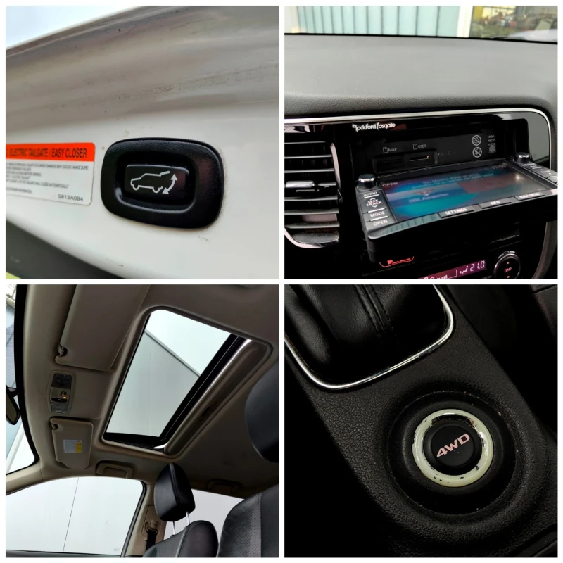 Mitsubishi Outlander 2, 2* 150* NAVI* CAM* КОЖА* XENON* KEYLESS* 18* 7М, снимка 16 - Автомобили и джипове - 53121956