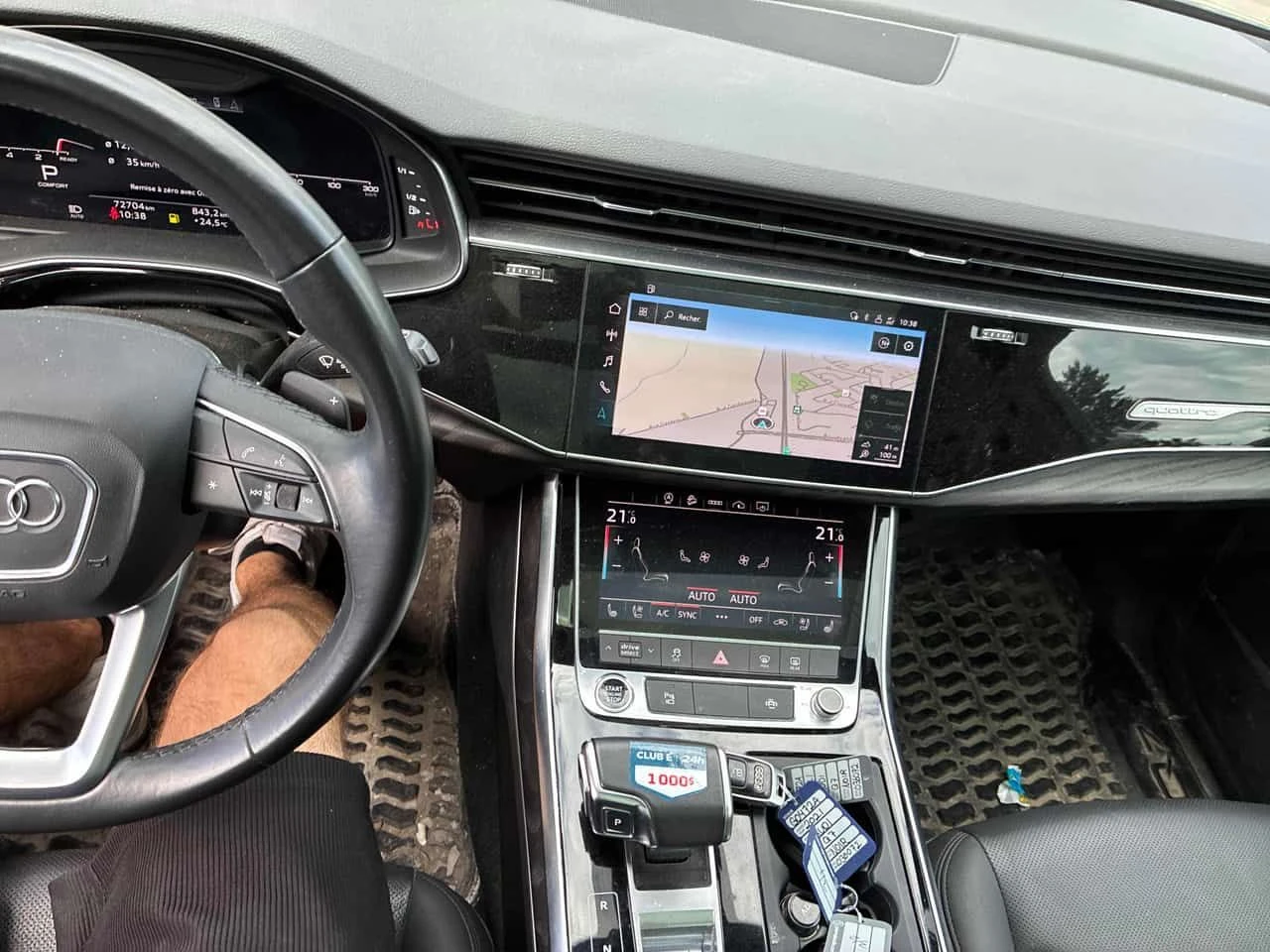 Audi Q7 * PROGRESSIV * ПОДГРЕВИ * 2 КЛЮЧА * ПАНО * CARFAX, снимка 9 - Автомобили и джипове - 55057319