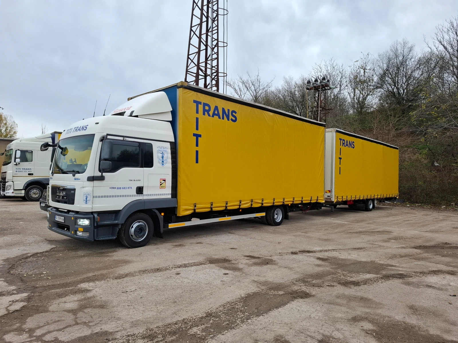 Man Tgl В добро състояние 7.75 камион 7.75 ремарке   - изображение 3