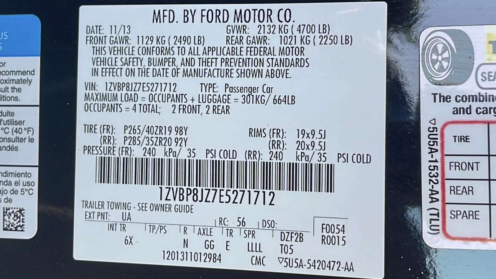 Ford Mustang Shelby GT500, снимка 14 - Автомобили и джипове - 55383199