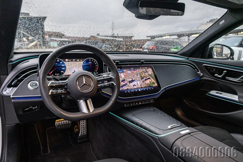Mercedes-Benz E 300 DE4M PLUG IN HYBRID 3xAMG DESIGNO PANORAMA BURM, снимка 11 - Автомобили и джипове - 53013716