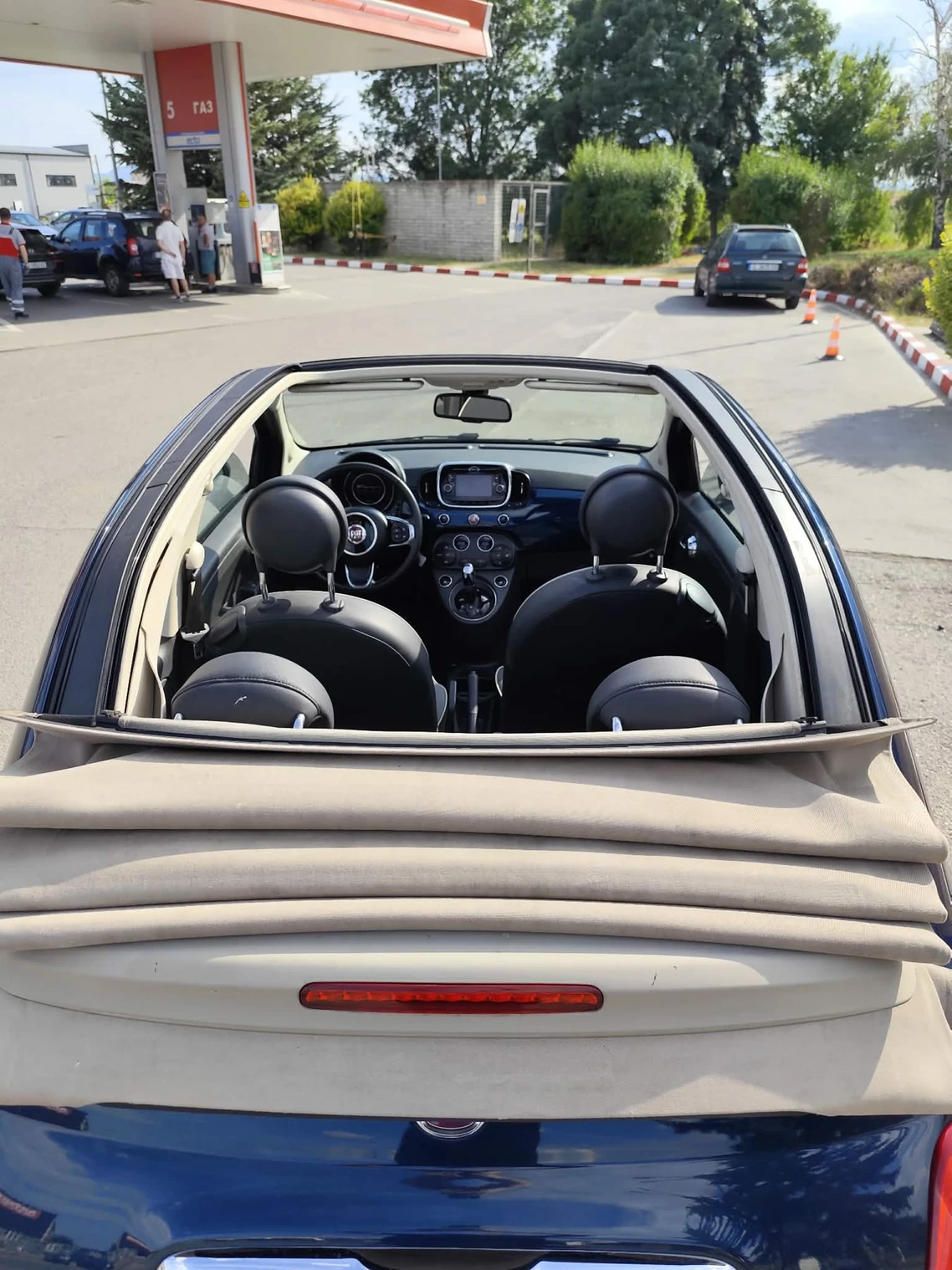 Fiat 500  cabrio 1.2I avtomatic, снимка 5 - Автомобили и джипове - 55386210