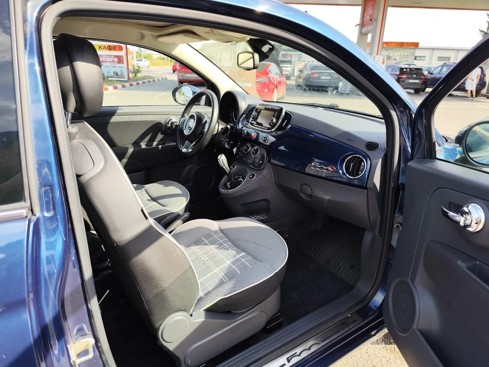 Fiat 500  cabrio 1.2I avtomatic, снимка 7 - Автомобили и джипове - 55386210