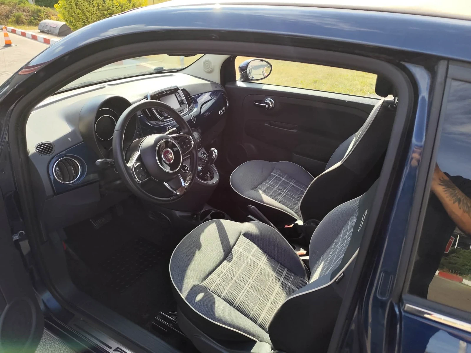 Fiat 500  cabrio 1.2I avtomatic, снимка 9 - Автомобили и джипове - 55386210