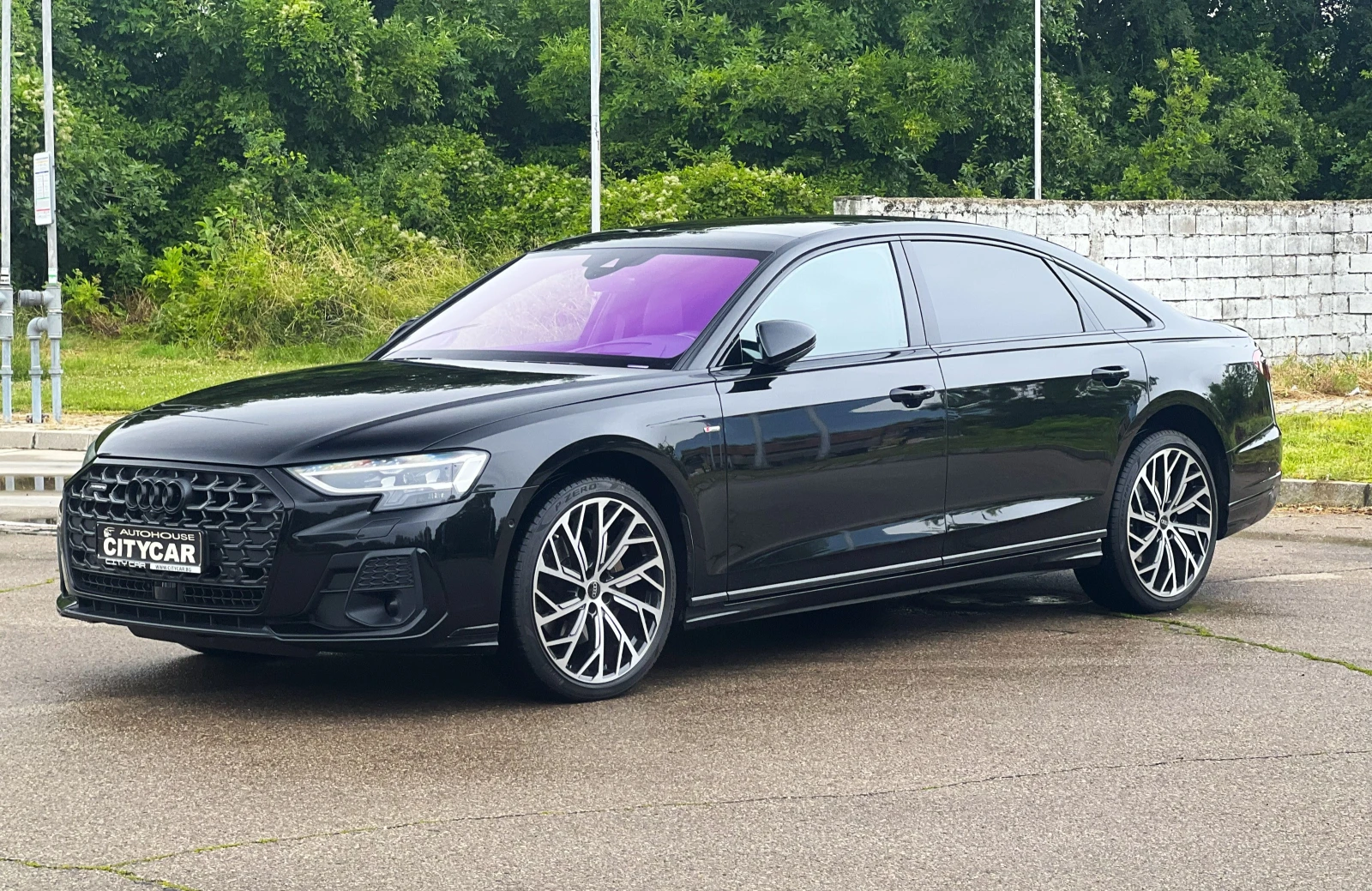Audi A8 50 TDI / LONG / S-LINE / B&O/ HUD/ EXCLUSIVE/ 360/, снимка 3 - Автомобили и джипове - 55432728