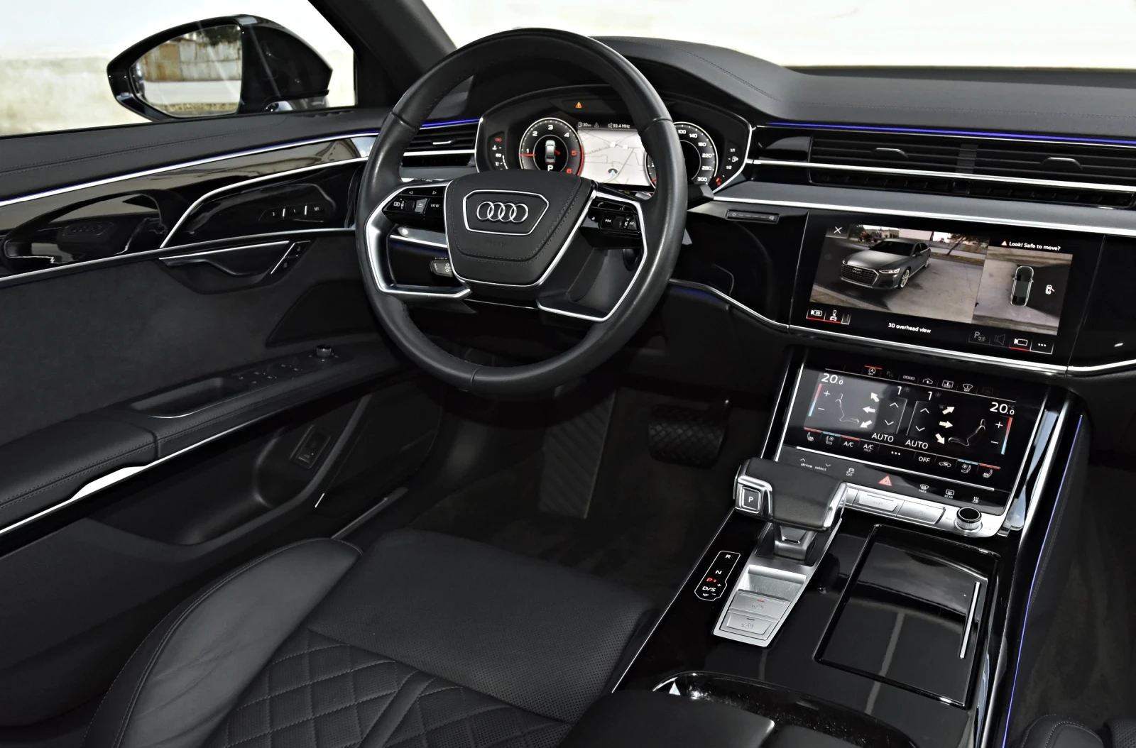 Audi A8 5.0TDI SPORT PAKET 360 B&O PANO 21 OLED S8-SITZE, снимка 9 - Автомобили и джипове - 55826050