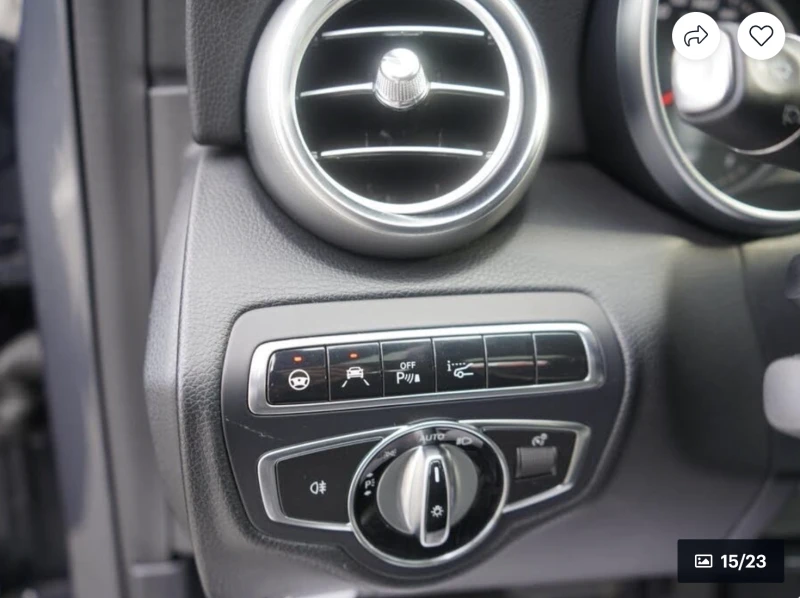 Mercedes-Benz C 400 AMG* PACK* BURMESTER* ДИСТРОНИК* LANE* ASSIST* , снимка 12 - Автомобили и джипове - 52671103