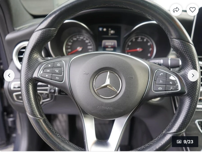 Mercedes-Benz C 400 AMG* PACK* BURMESTER* ДИСТРОНИК* LANE* ASSIST* , снимка 8 - Автомобили и джипове - 52671103