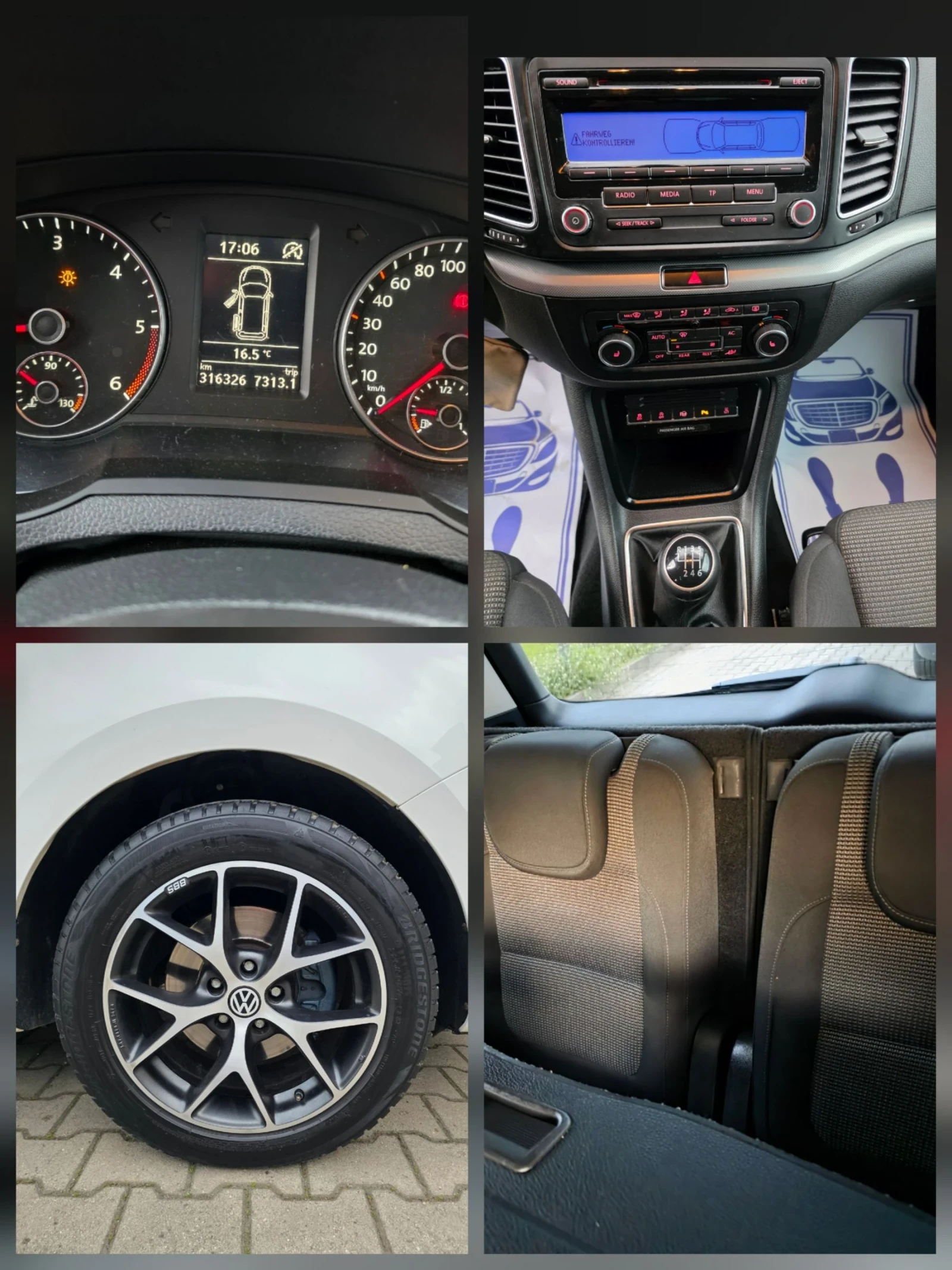 VW Sharan 2, 0TDI.140ps.6+ 1.�������.�����.����� | Mobile.bg � ����������� 13