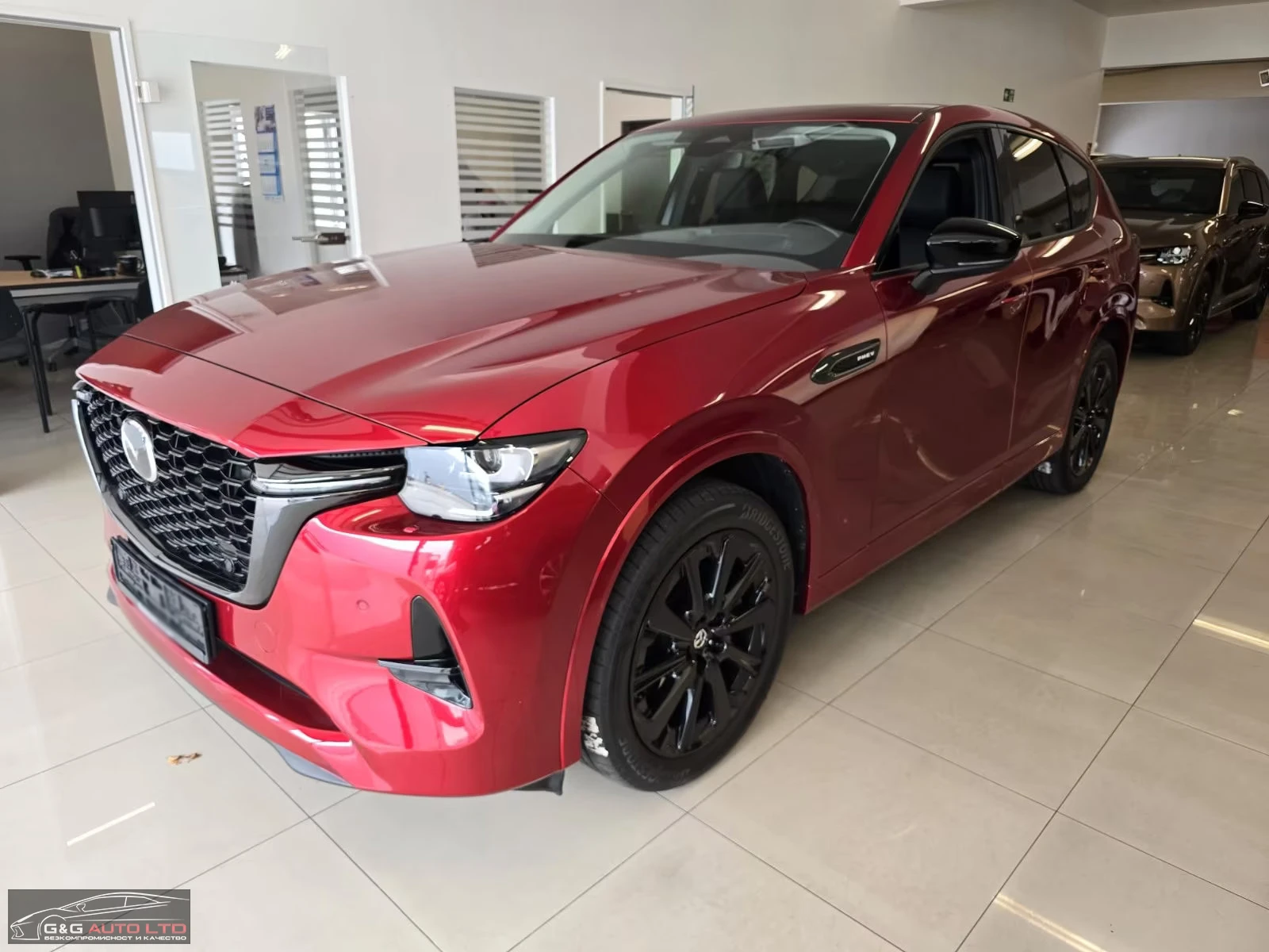 Mazda CX-60 HOMURA/328HP/PANO/HUD/BOSE/NAVI/360/LED/291g, снимка 1