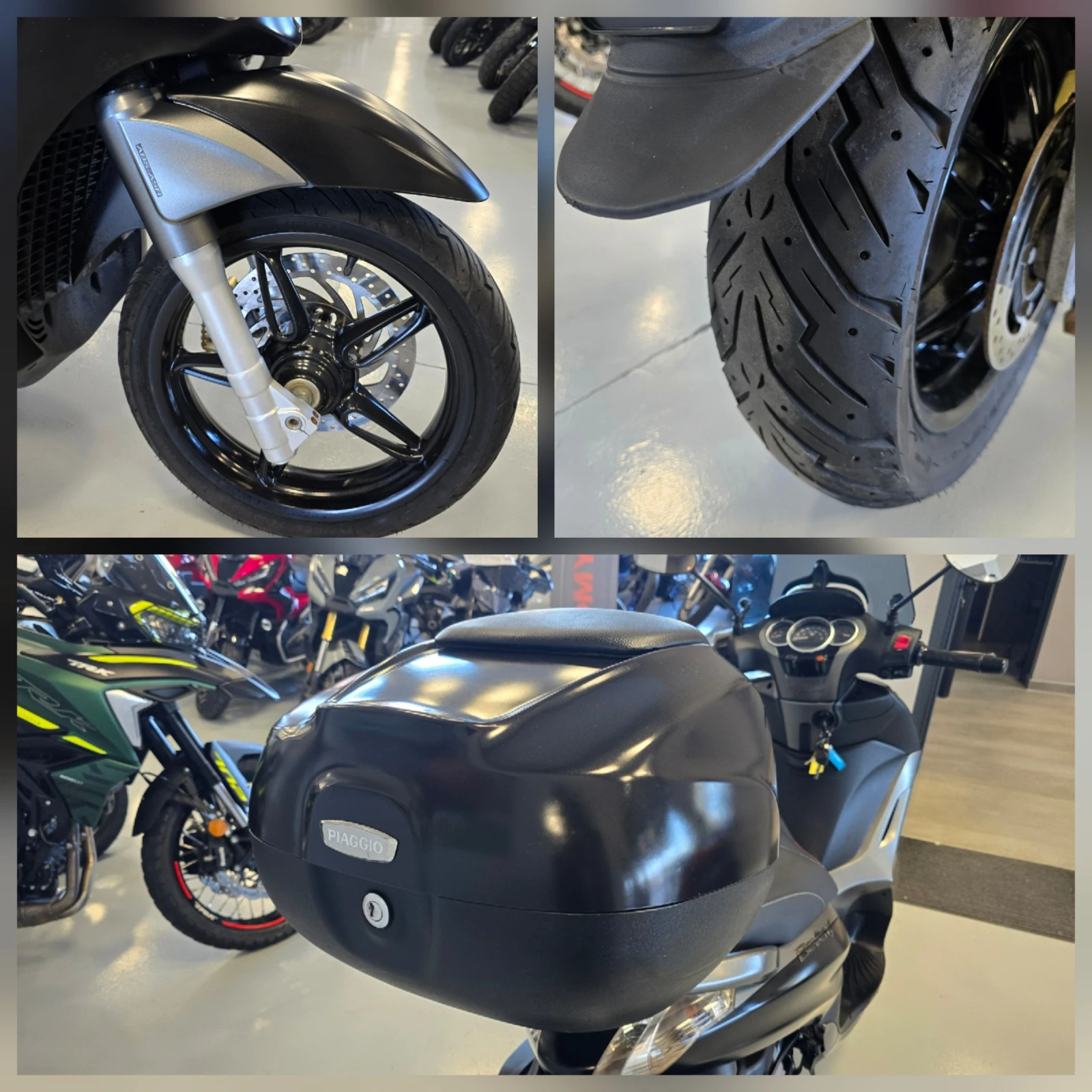 Piaggio Beverly 350ie, ABS-ASR, 2018г., снимка 11 - Мотоциклети и мототехника - 55998032