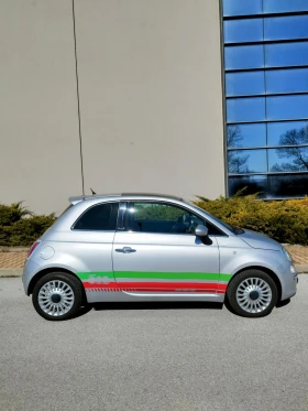 Fiat 500 1.2i | 2010 г. Панорамен покрив Стилен и икономиче, снимка 5