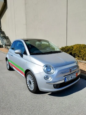 Fiat 500 1.2i | 2010 г. Панорамен покрив Стилен и икономиче, снимка 2