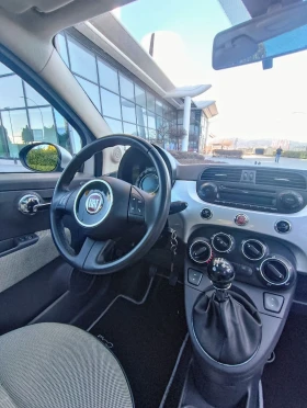 Fiat 500 1.2i, ПАНОРАМА, 102 000 км., снимка 9