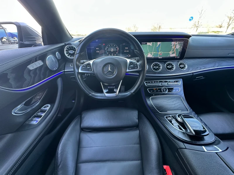 Mercedes-Benz E 400 4matic/AMG Line/360/MULTIBEAM/ВАКУМ/KylesS/Distron, снимка 15 - Автомобили и джипове - 53260872