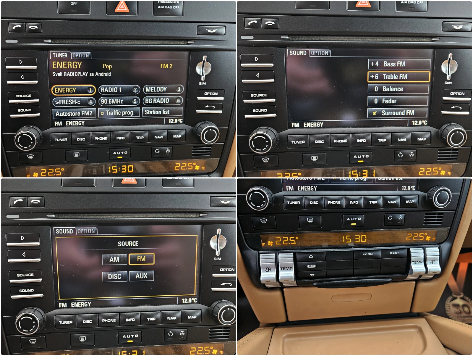 Porsche Cayenne 3.0TDI/SPORT/FACE/BOSE/AIRMATIC/TEMPOMAT/ШИБЕДАХ/L, снимка 14 - Автомобили и джипове - 53730856