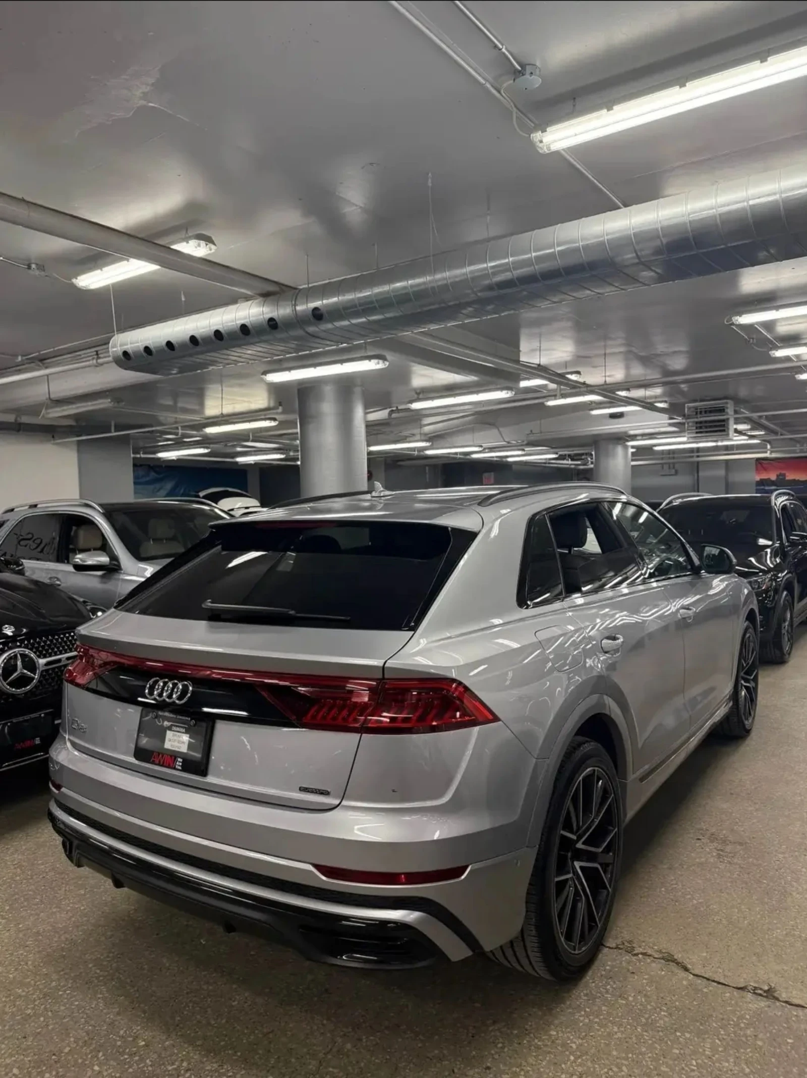 Audi Q8 2019/111000KM/3.0T/B&O/PANO/PODGREV/CARFAX, снимка 3 - Автомобили и джипове - 53839130