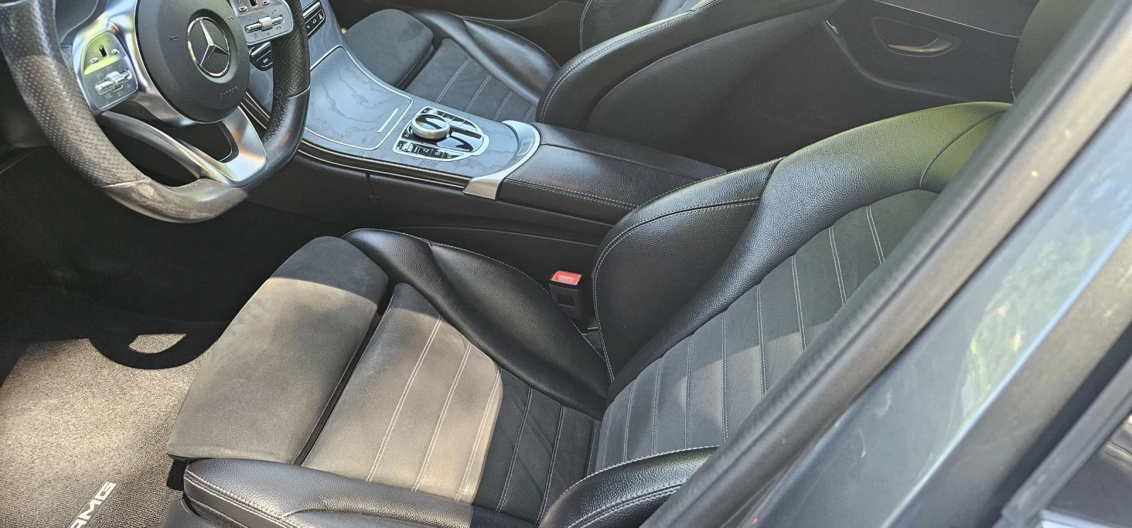 Mercedes-Benz C 220 220CDI AMG AVTOMAT KAMERA MULTIBEAM , снимка 14 - Автомобили и джипове - 55277687