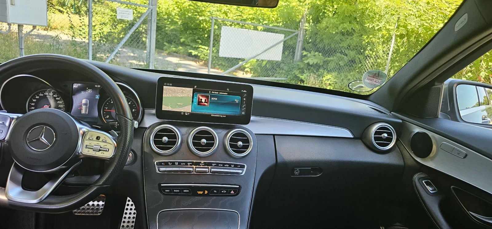 Mercedes-Benz C 220 220CDI AMG AVTOMAT KAMERA MULTIBEAM , снимка 12 - Автомобили и джипове - 55277687