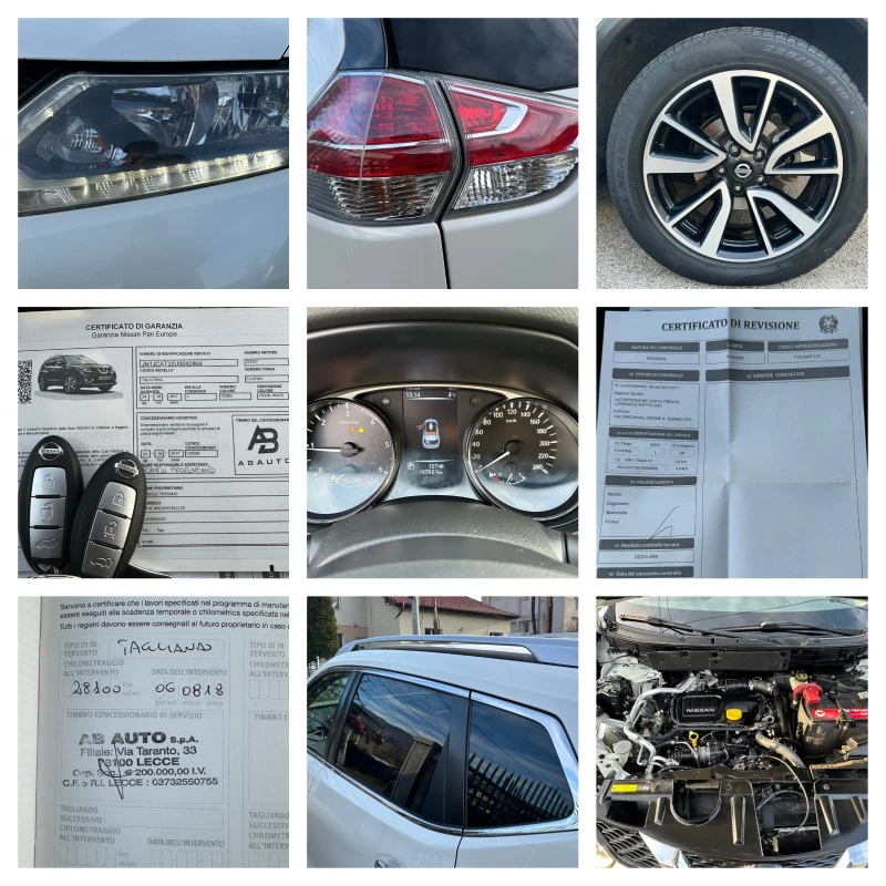 Nissan X-trail 1.6DCi-НАВИ-АВТОМАТ-PANO-LED-360-PDC-EURO6B-7места, снимка 17 - Автомобили и джипове - 52819148