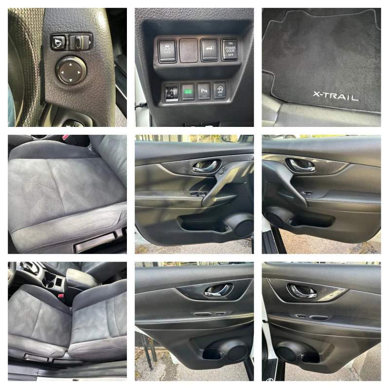 Nissan X-trail 1.6DCi-НАВИ-АВТОМАТ-PANO-LED-360-PDC-EURO6B-7места, снимка 15 - Автомобили и джипове - 52819148