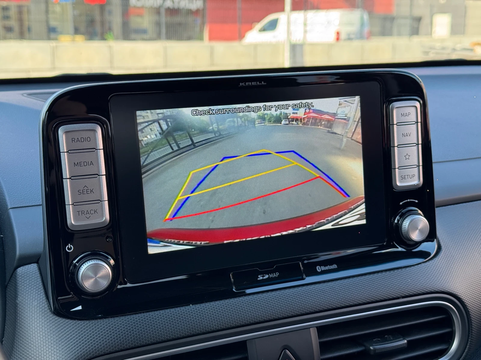 Hyundai Kona 64kWh 2г гаранция | Mobile.bg — изображение 14