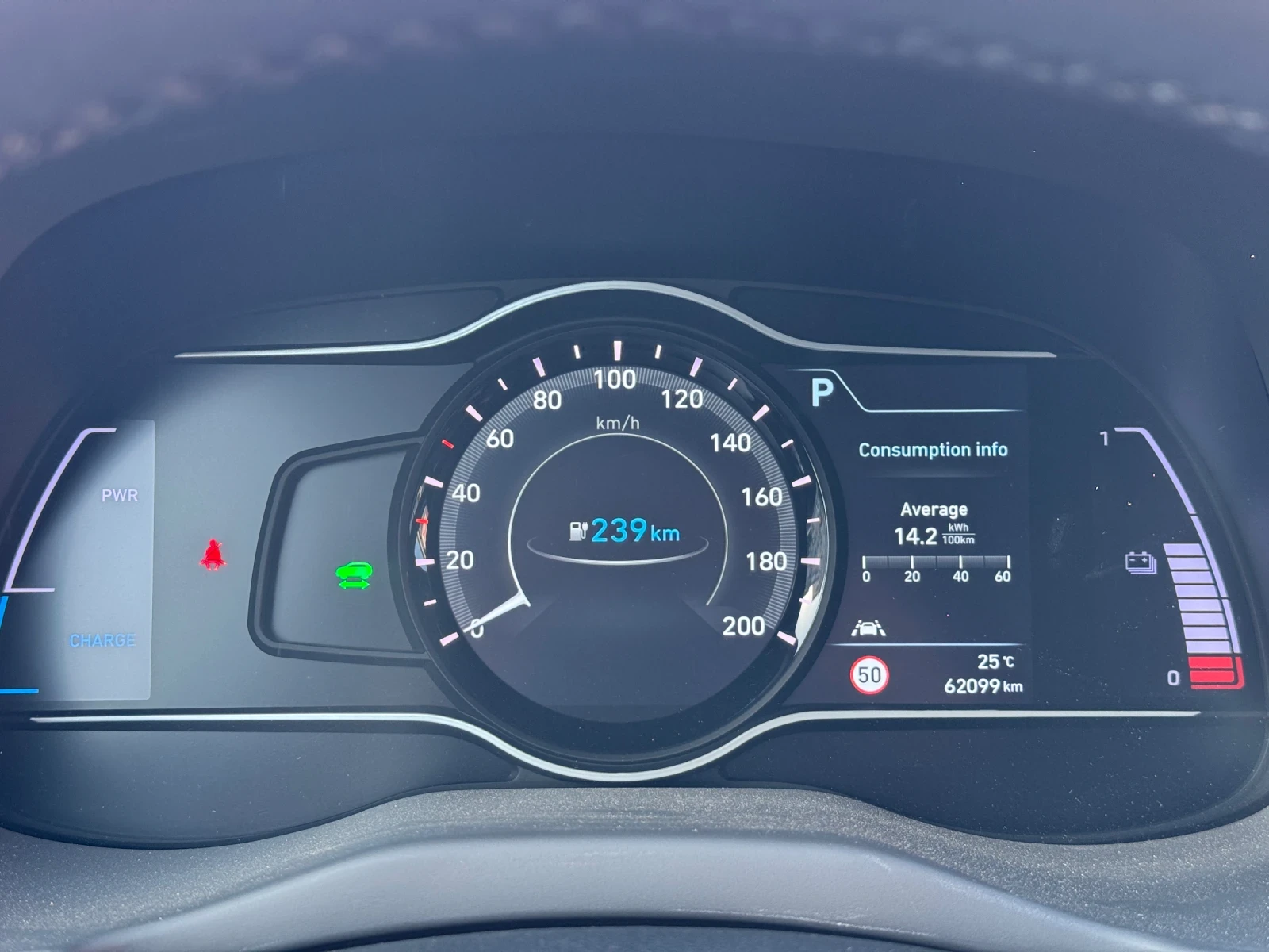 Hyundai Kona 64kWh 2г гаранция | Mobile.bg — изображение 13