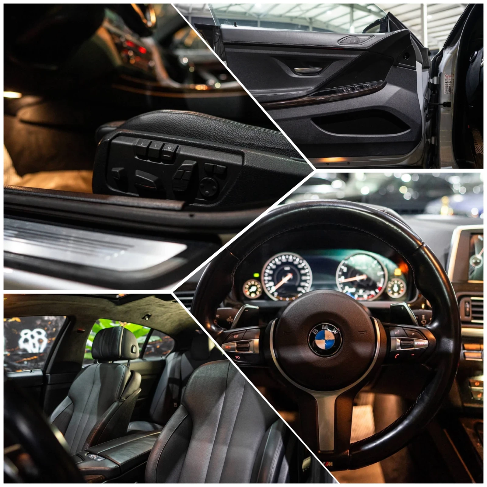 BMW 640 I XDRIVE FULL M PACK FACELIFT H&K ������ 100%  | Mobile.bg � ����������� 16