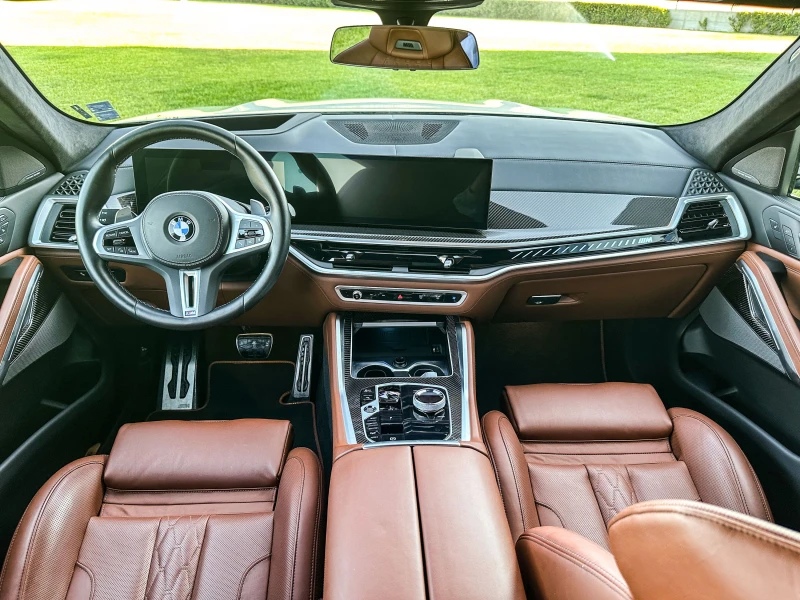 BMW X6 M60i M-SPORT PRO H&K PANO-SKY CARBON, снимка 8 - Автомобили и джипове - 52568147