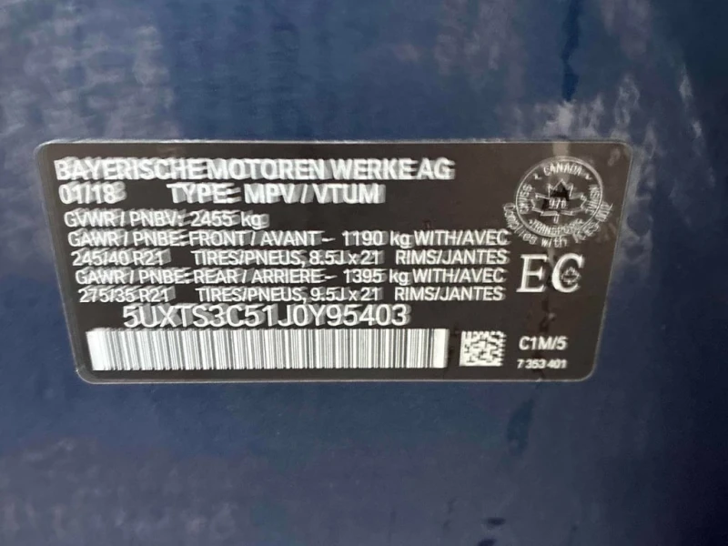 BMW X3 2018 XDRIVE M40I * ДИСТРОНИК * 360 КАМЕРА * , снимка 16 - Автомобили и джипове - 53062897