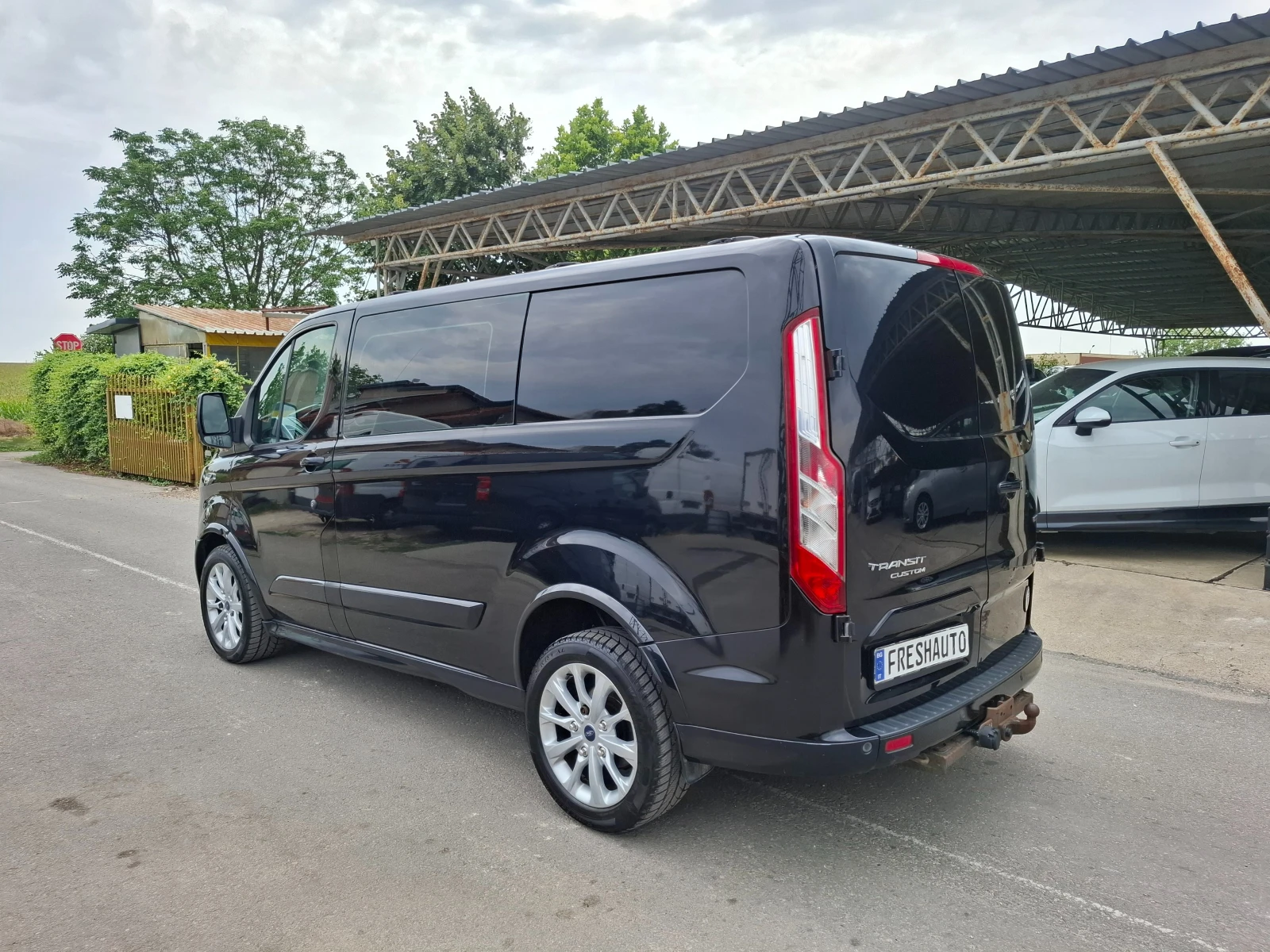 Ford Transit Custom 2.2TDCI 6мес. Камера Автопилот Кожа, снимка 5 - Бусове и автобуси - 55349126