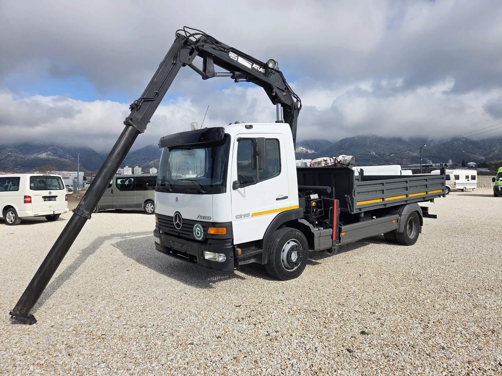 Mercedes-Benz Atego 1218 ATLAS AK 3500C 11990kg | Mobile.bg � ����������� 1