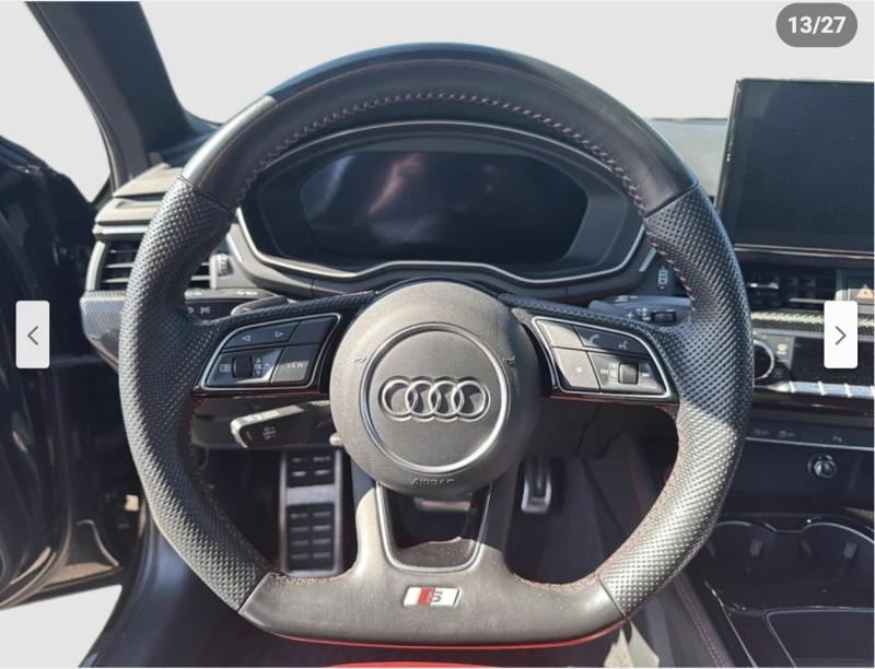 Audi S4 MATRIX* 360КАМЕРА* ДИСТРОНИК* LANE* ASSIST* , снимка 7 - Автомобили и джипове - 52148671