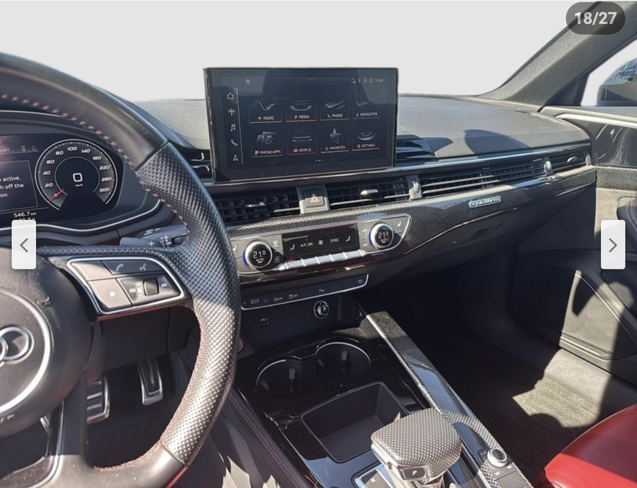 Audi S4 MATRIX* 360КАМЕРА* ДИСТРОНИК* LANE* ASSIST*  - изображение 8