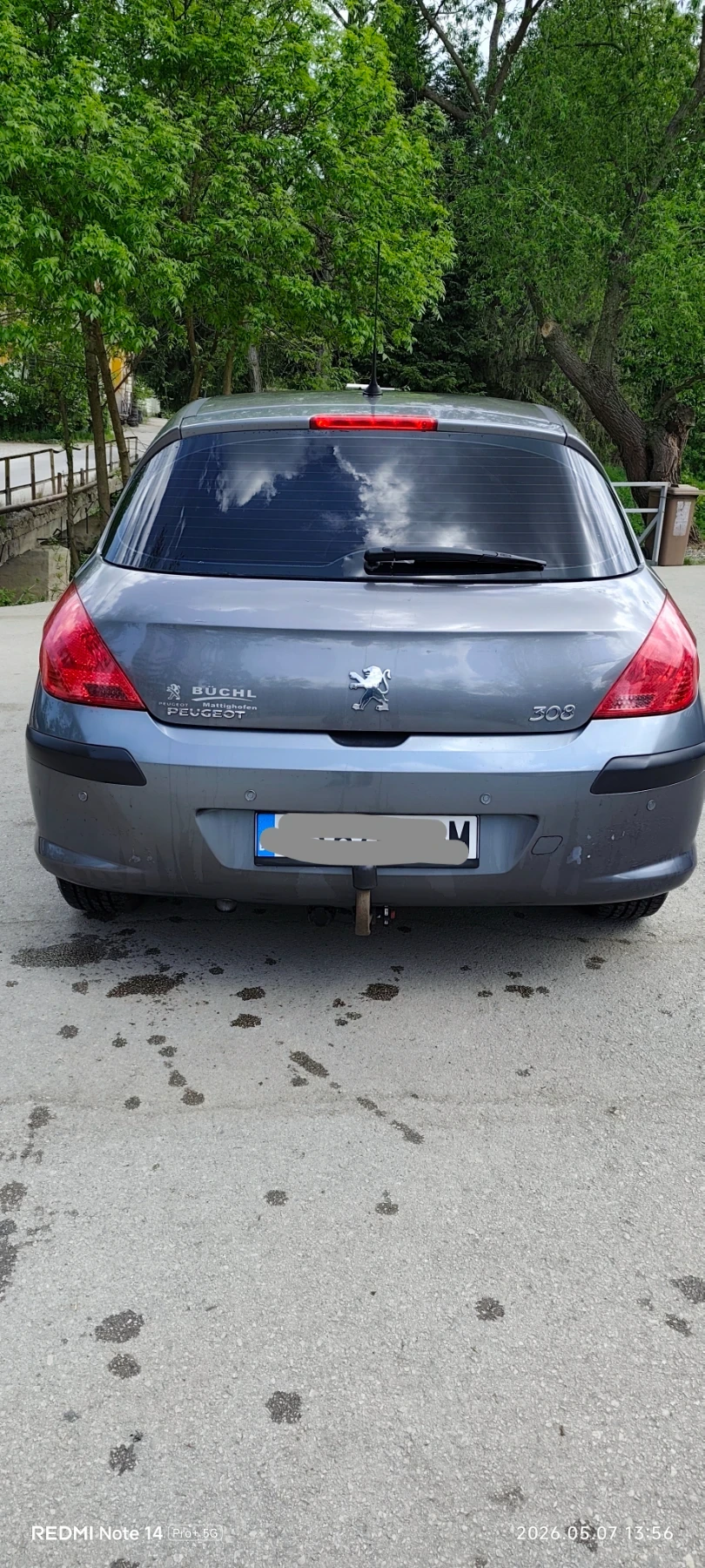 Peugeot 308 1, 6 HDI, снимка 2 - Автомобили и джипове - 54667183