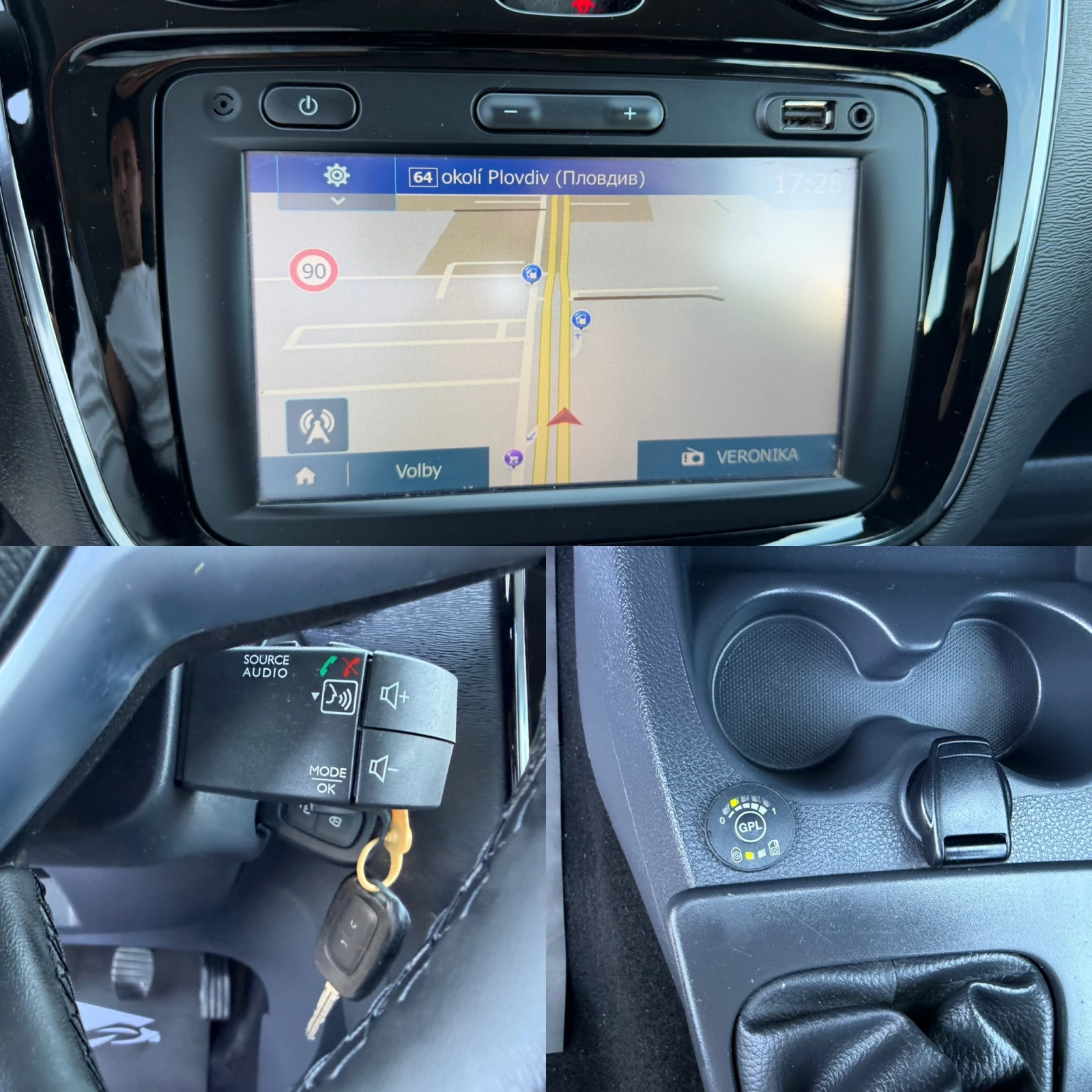 Dacia Lodgy 1.6-ГАЗ-BRC-7МЕСТА-НАВИГАЦИЯ-ПОДГРЕВ-ПАРКТРОНИК, снимка 13 - Автомобили и джипове - 55639152