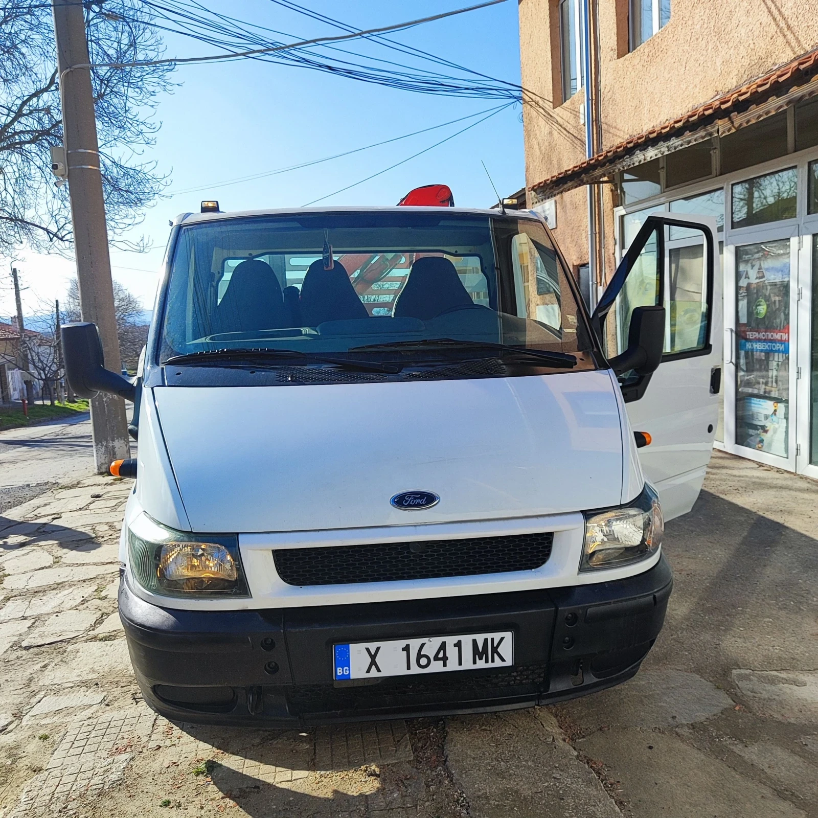Ford Transit  Кран 1т.КЛИМАТИК, снимка 5 - Бусове и автобуси - 53838044
