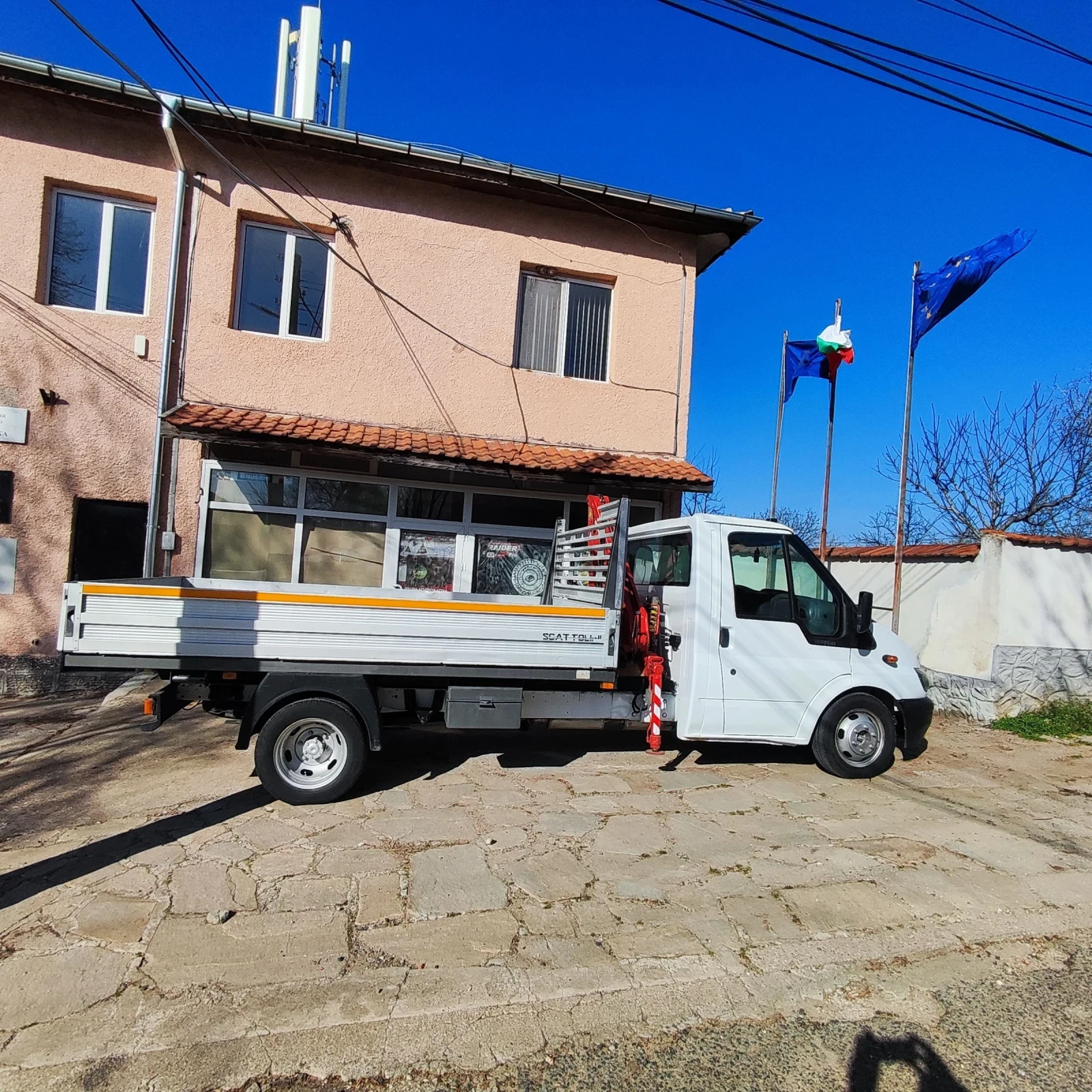 Ford Transit  Кран 1т.КЛИМАТИК, снимка 9 - Бусове и автобуси - 53838044