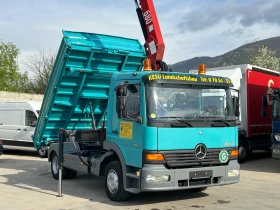 Mercedes-Benz Atego 923 ТРИСТРАНЕН САМОСВАЛ , КРАН 9 М , 6 ЦИЛИНДРОВ , снимка 3