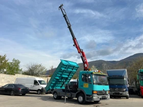 Mercedes-Benz Atego 923 ТРИСТРАНЕН САМОСВАЛ , КРАН 9 М , 6 ЦИЛИНДРОВ , снимка 1